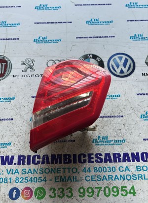 FANALE INTERNO POSTERIORE DESTRO CITROEN C4 ANNO:2007>2013 CODICE:9653547677