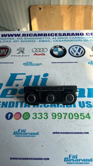 RICAMBI USATI COMANDI CLIMA VOLKSWAGEN Golf 6 Plus CODICE:5HB009751-70 ANNO:2010