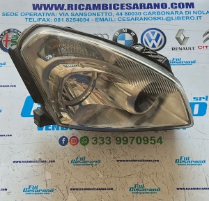 Fanale anteriore destro NISSAN QASHQAI MK1 ANNO:2006-2010 CODICE:26010JD90A