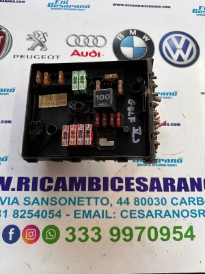 CENTRALINA SCATOLA PORTA FUSIBILI RELE VOLKSWAGEN GOLF V ANNO:2005 CODICE:01718130