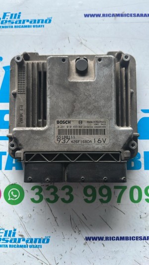 CENTRALINA MOTORE PER ALFA ROMEO 147 Diesel 1.9 CODICE:0281010455  ANNO:2005>2010