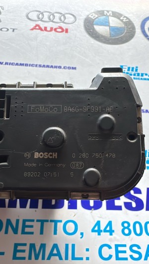 CORPO FARFALLATO FORD Fiesta 6° Serie ANNO:2008>17 CODICE:0280750478