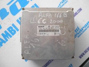 Centralina motore Alfa 166   6 CILINDRI BENZINA  2000