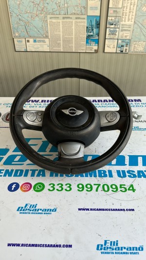 VOLANTE MINI Cooper 2° Serie COMPLETO ANNO:2007 CODICE:609695851 PREZZO:100€