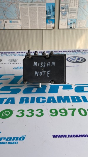 Centralina ABS Modulo Pompa BOSCH  CODICE:0265800518/0265231732 NISSAN NOTE E11E  ANNO:2006