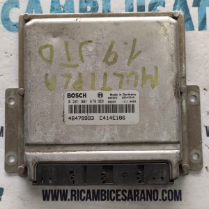 Centralina motore Fiat Multipla 1.9 JTD (2000) 0281001879 / 46479993