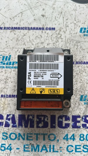 Centralina airbag Citroen C2 ANNO:2003/2009  CODICE:9663357780