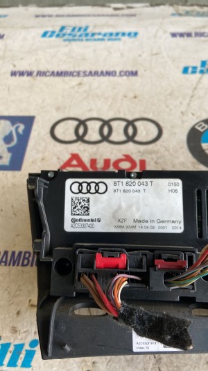 CENTRALINA COMANDI ARIA CONDIZIONATA AUDI A4 ANNO:2010/2014 CODICE:8T1820043T