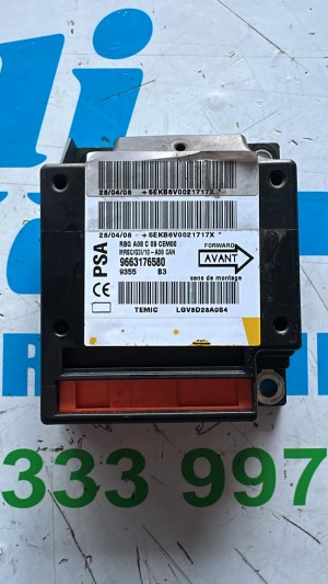 CENTRALINA AIRBAG PEUGEOT 1007 CODICE:9663176580 ANNO:2005