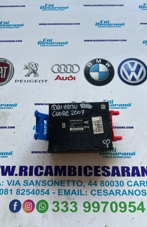 Centralina Motore Iniezione DAIHATSU Cuore 1.0B 12V  ANNO:2007  CODICE:89560B2C60