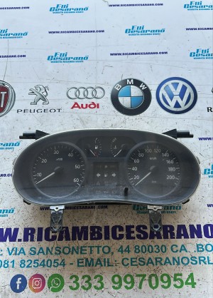 CONTACHILOMETRI QUADRO STRUMENTI RENAULT Trafic CODICE:21671570-8 ANNO:2001>07